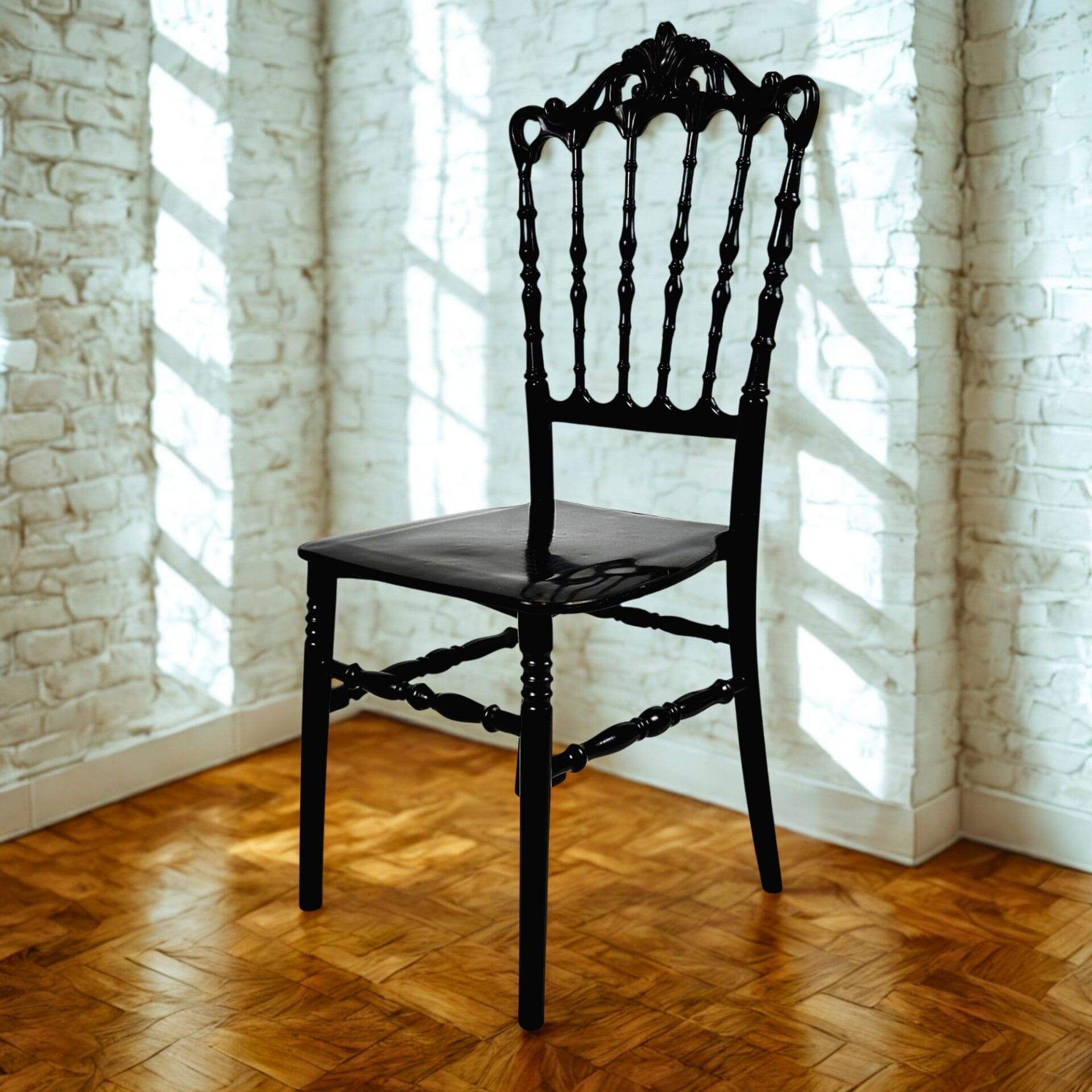 2 Adet Tiffany Sandalye – Siyah