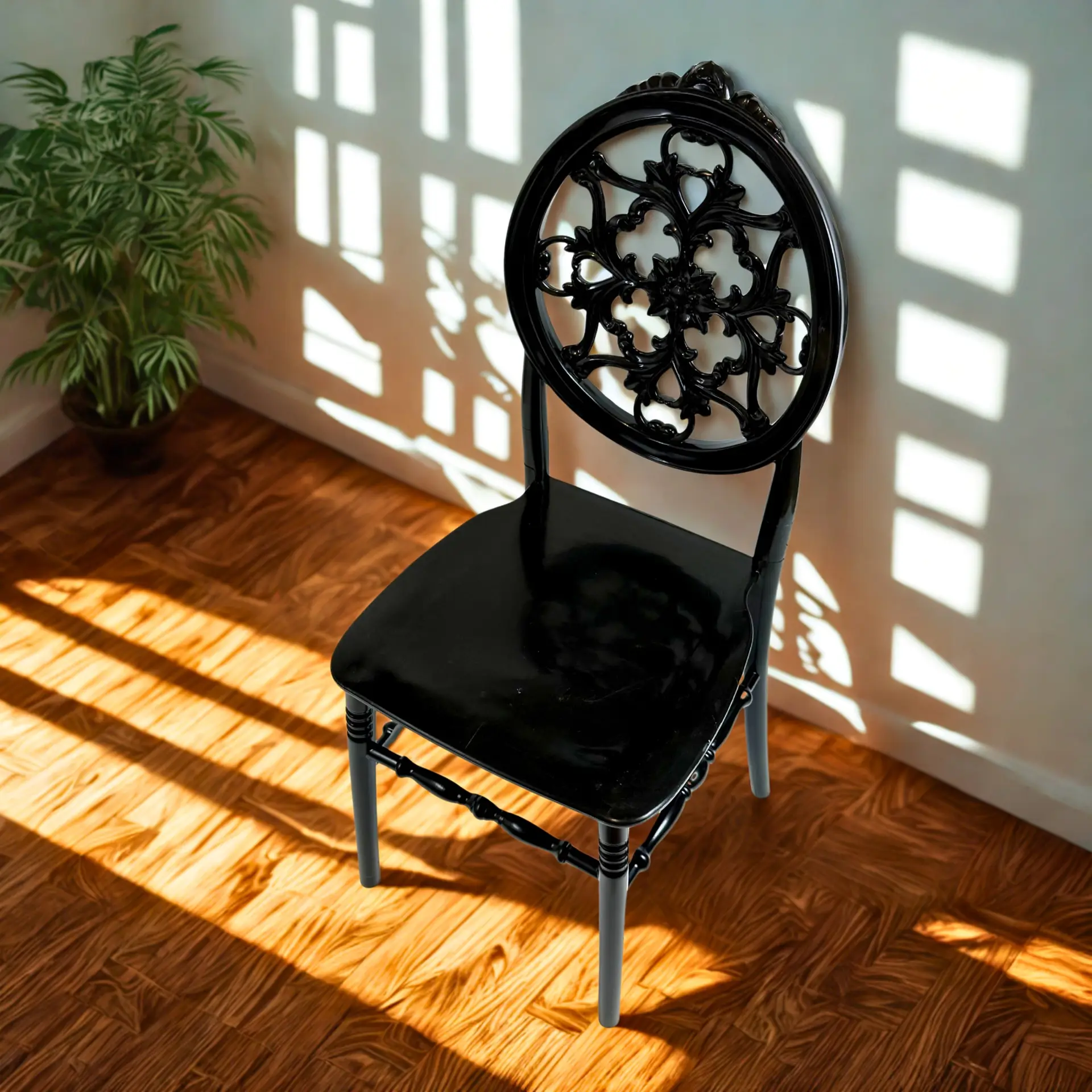 4 Adet Napoleon Sandalye – Siyah