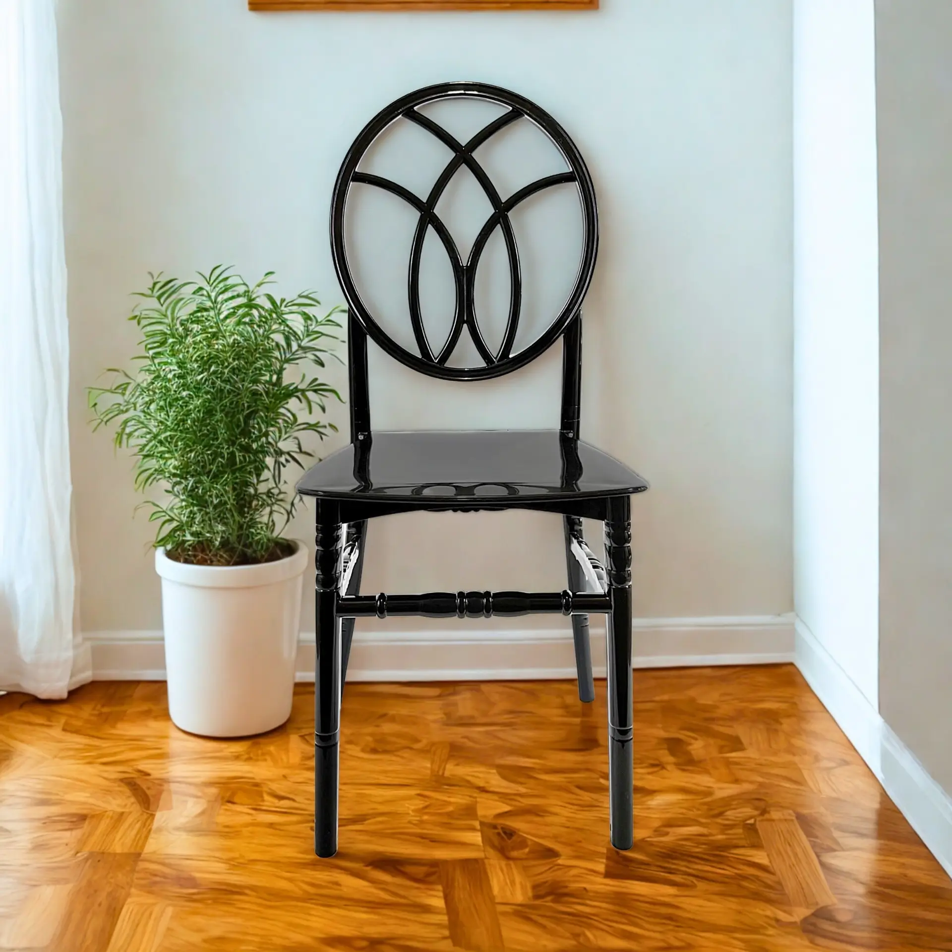 4 Adet Phoenix Sandalye – Siyah