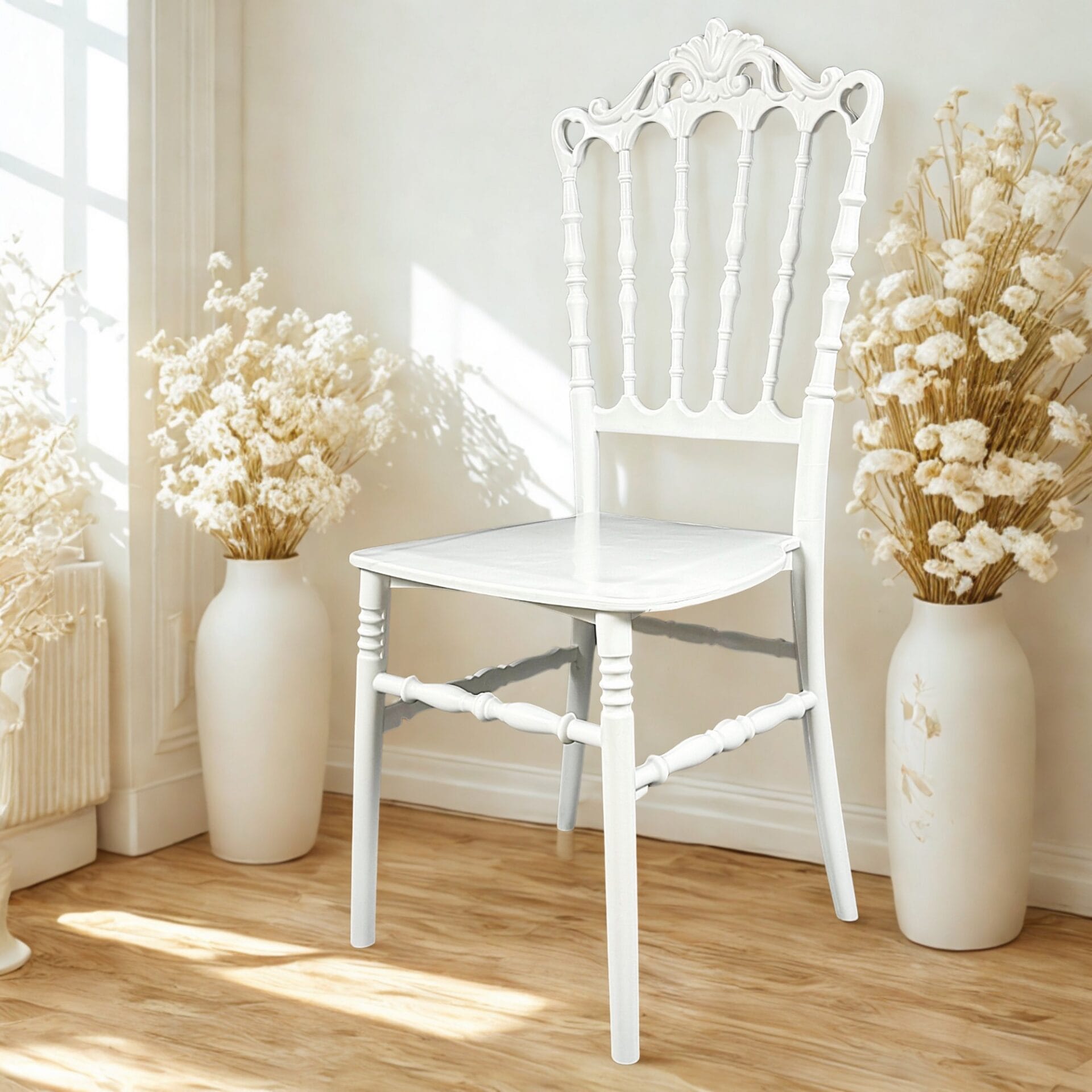 4 Adet Tiffany Sandalye – Beyaz