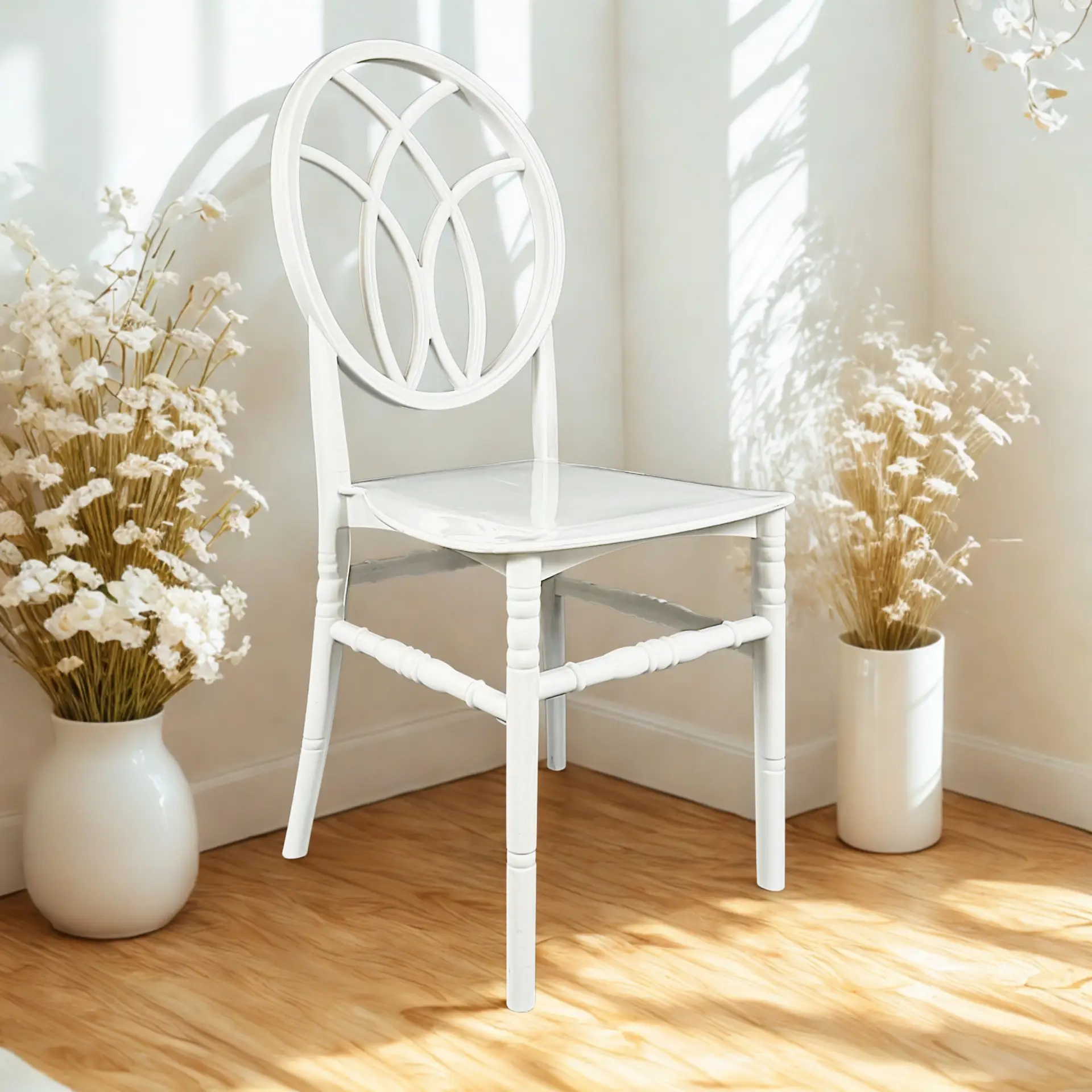 4 Adet Phoenix Sandalye – Beyaz