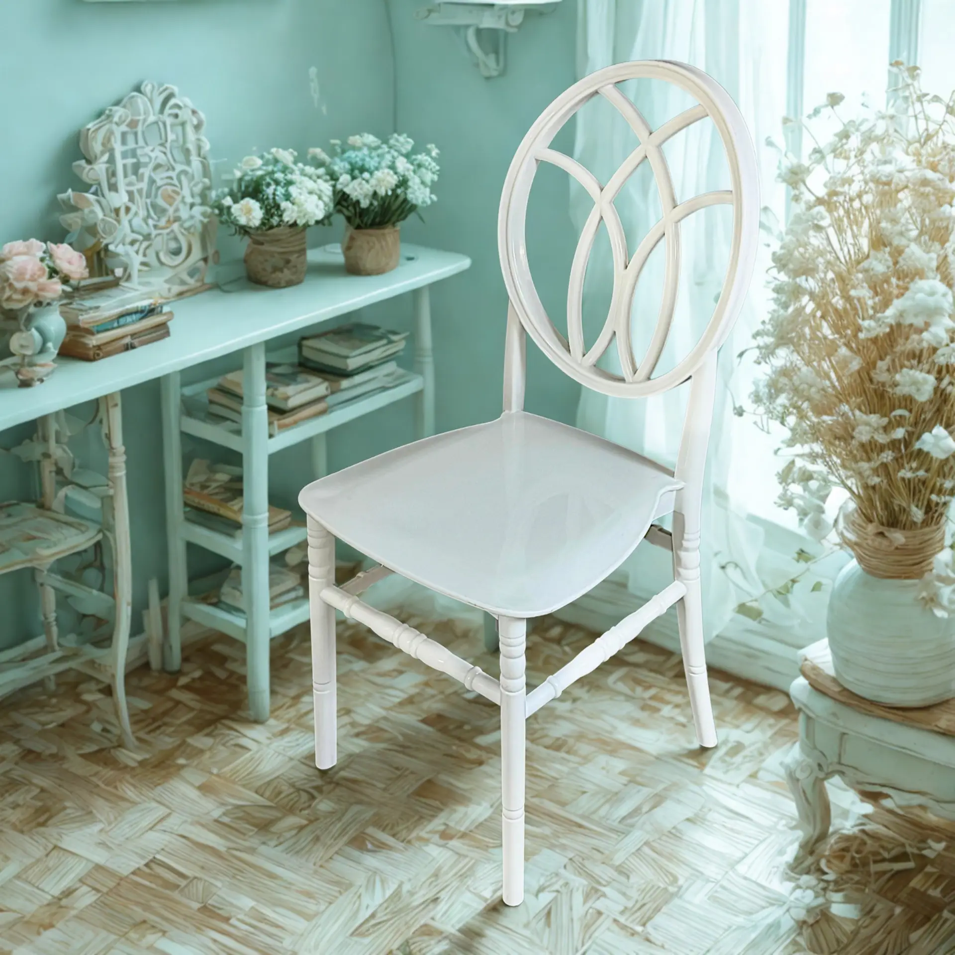 4 Adet Phoenix Sandalye – Beyaz